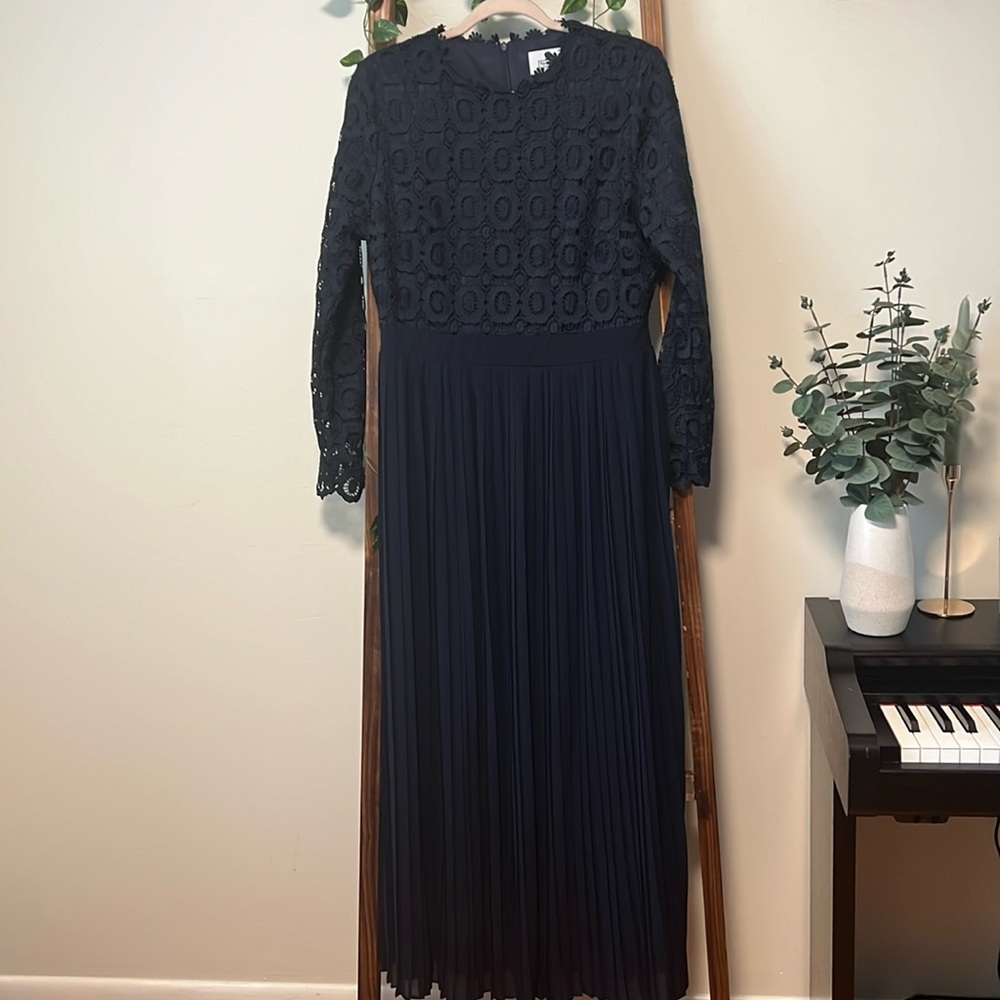 Dainty Jewells L Navy Maxi Stroll at The Manor Dress